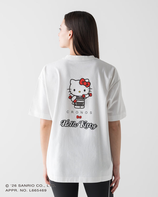 【unisex】CRONOS × HELLO KITTY BIG TEE【WHITE】