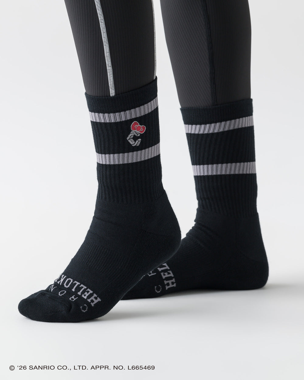CRONOS × HELLO KITTY SOCKS【BLACK】