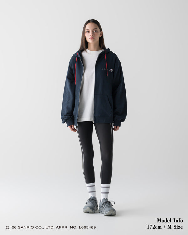 【unisex】CRONOS × HELLO KITTY HOODIE【NAVY】