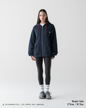 【unisex】CRONOS × HELLO KITTY HOODIE【NAVY】