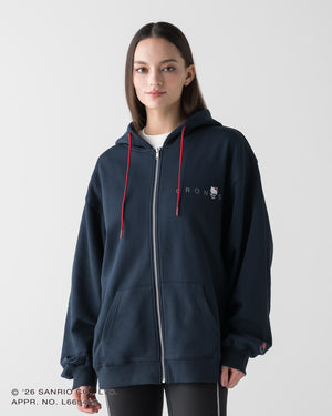 【unisex】CRONOS × HELLO KITTY HOODIE【NAVY】