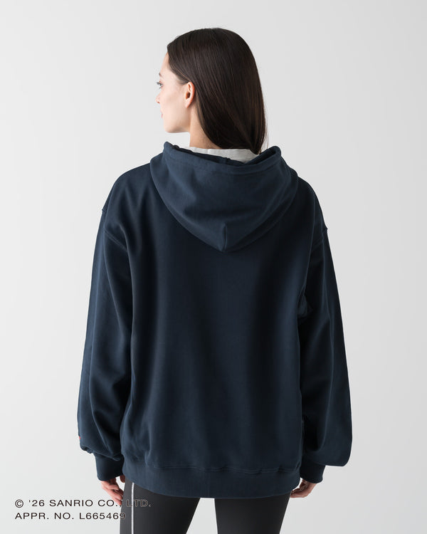 【unisex】CRONOS × HELLO KITTY HOODIE【NAVY】