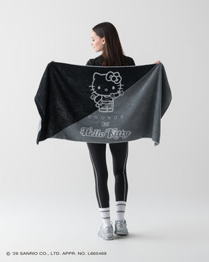 CRONOS × HELLO KITTY BIG TOWEL【BLACK】