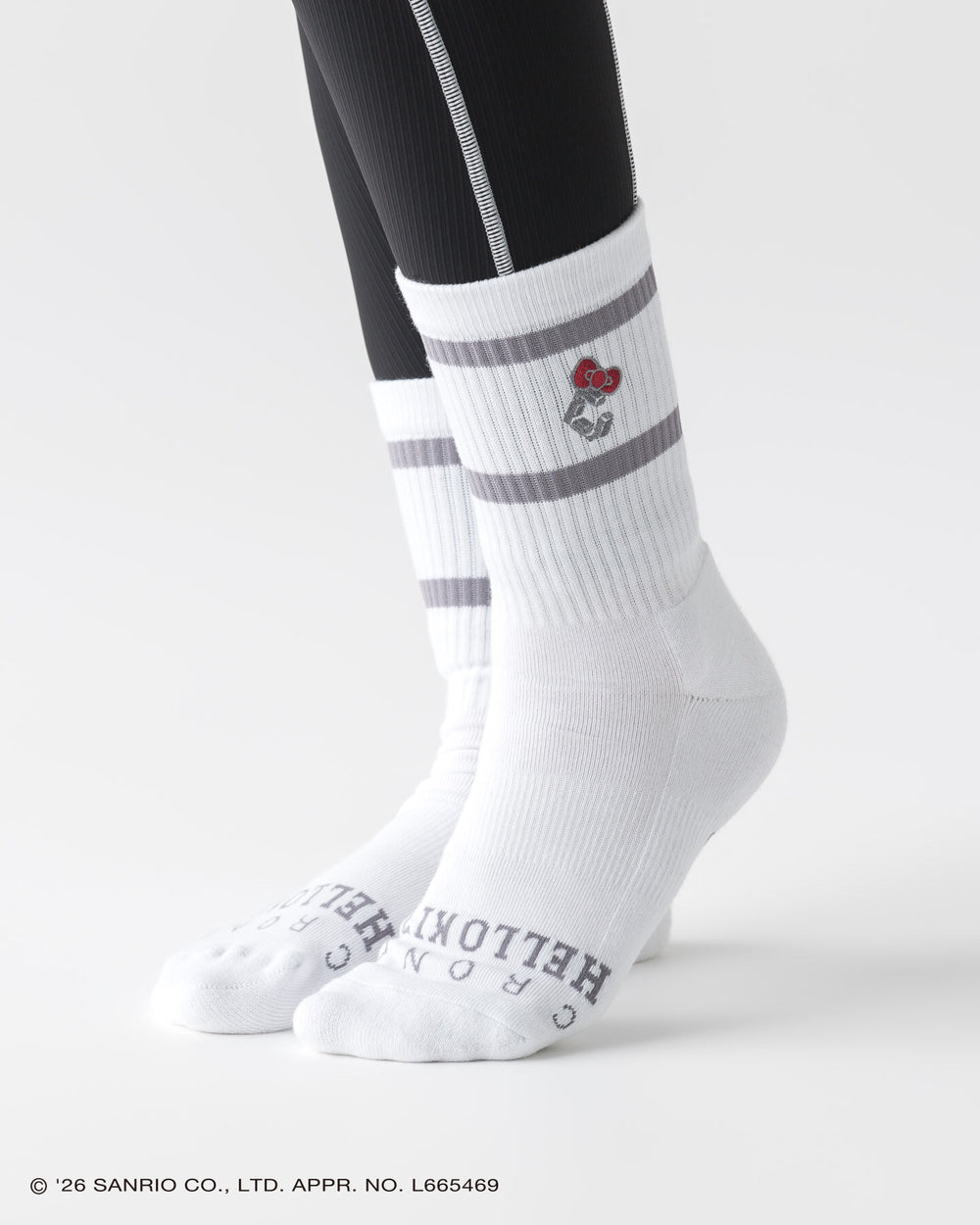 CRONOS × HELLO KITTY SOCKS【WHITE】
