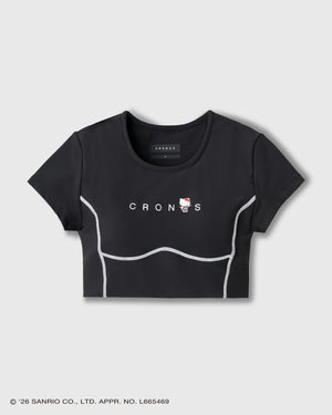 CRONOS × HELLO KITTY SHORT TEE【BLACK】