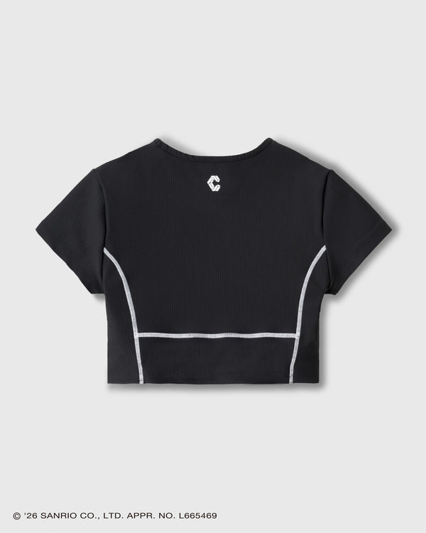 CRONOS × HELLO KITTY SHORT TEE【BLACK】