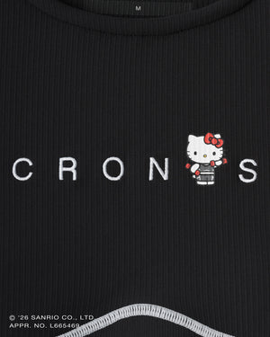 CRONOS × HELLO KITTY SHORT TEE【BLACK】