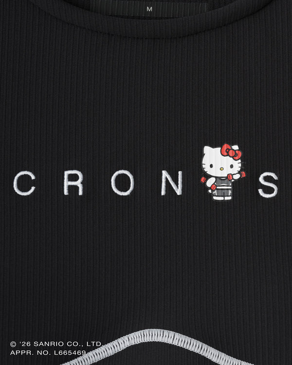CRONOS × HELLO KITTY SHORT TEE【BLACK】