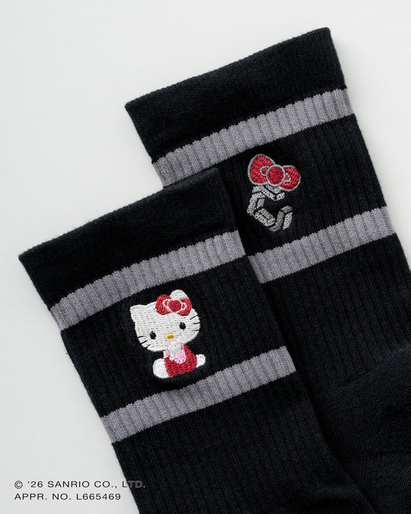 CRONOS × HELLO KITTY SOCKS【BLACK】