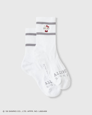 CRONOS × HELLO KITTY SOCKS【WHITE】