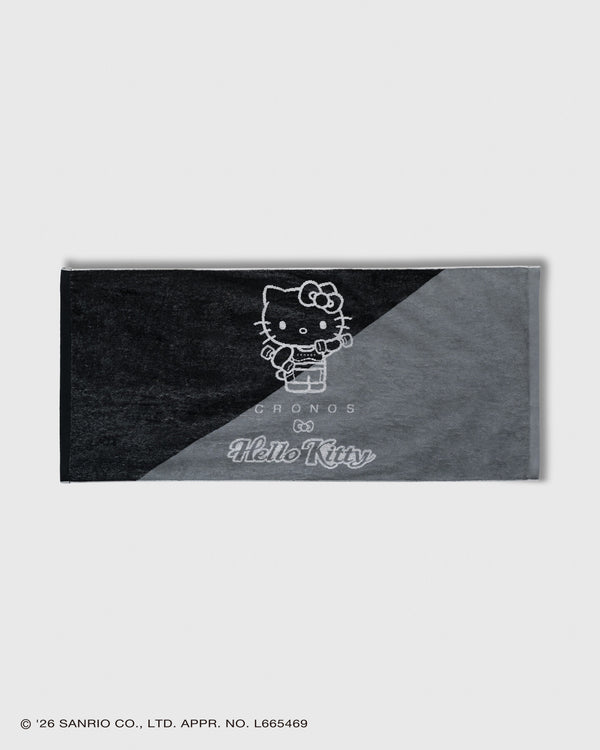 CRONOS × HELLO KITTY BIG TOWEL【BLACK】