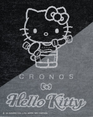 CRONOS × HELLO KITTY BIG TOWEL【BLACK】