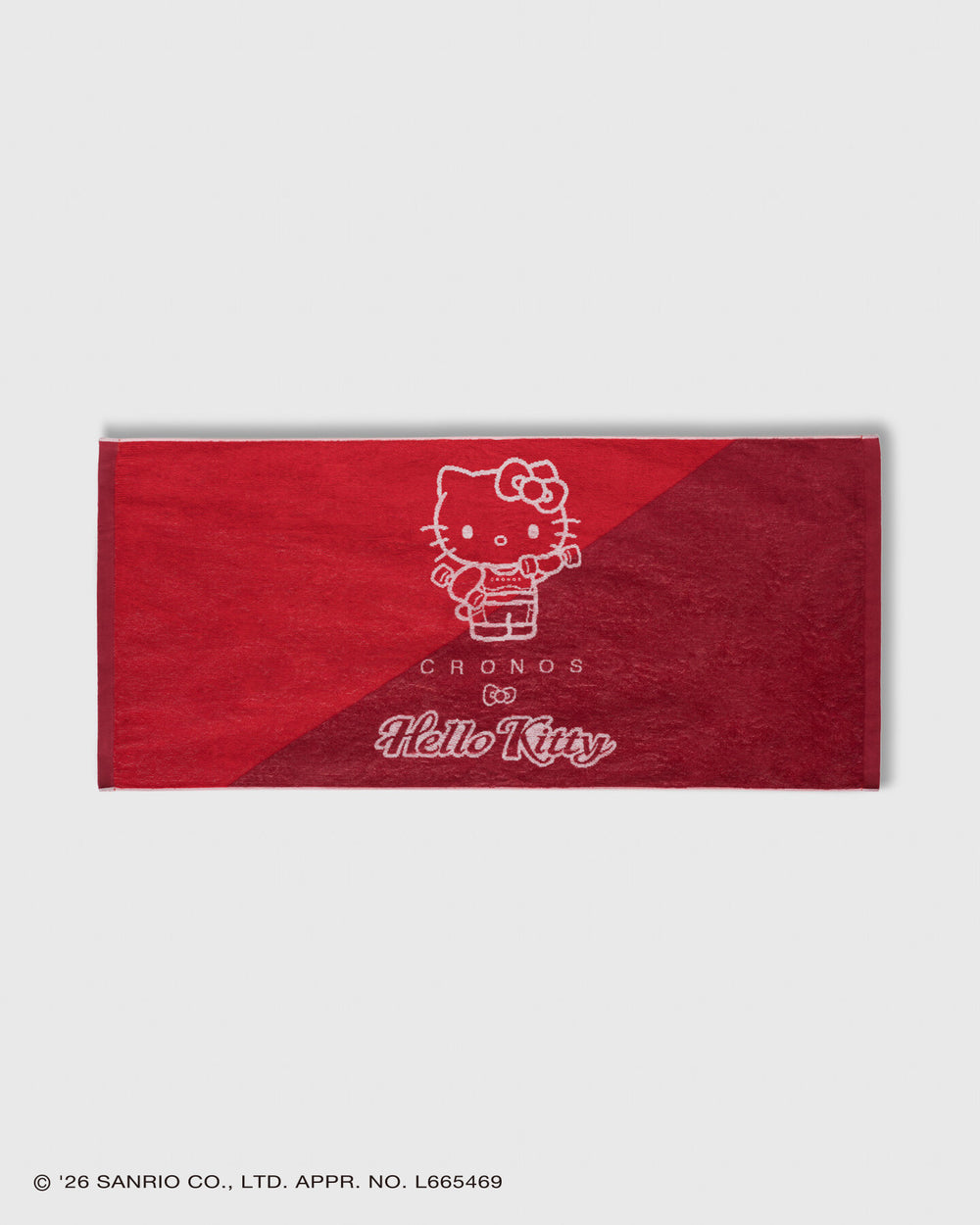 CRONOS × HELLO KITTY BIG TOWEL【RED】
