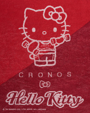 CRONOS × HELLO KITTY BIG TOWEL【RED】