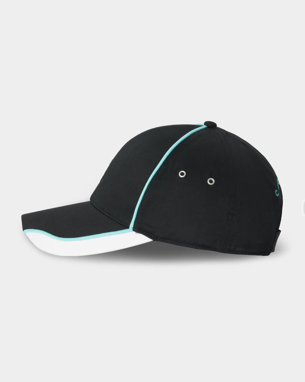 CRONOS PIPED CAP【BLACK×WHITE】