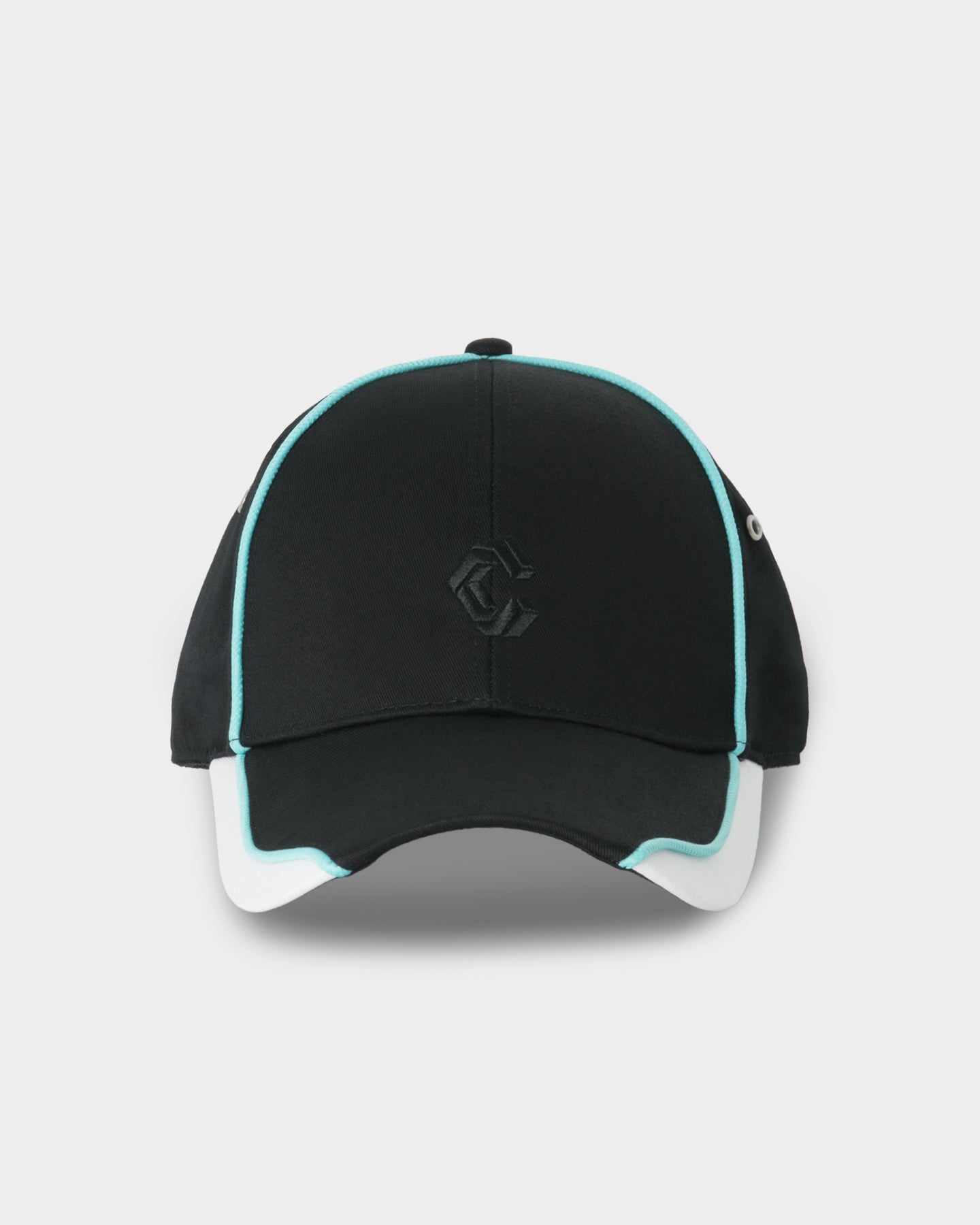 CRONOS PIPED CAP【BLACK×WHITE】