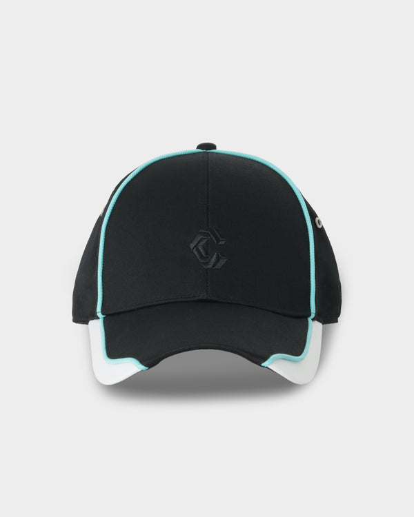 CRONOS PIPED CAP【BLACK×WHITE】