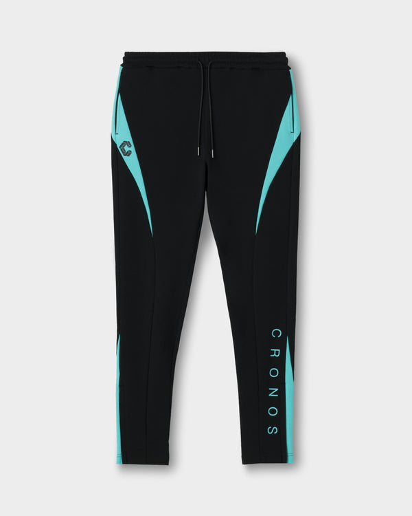CRONOS CONTOUR SKINNY PANTS【BLACK×T.BLUE】
