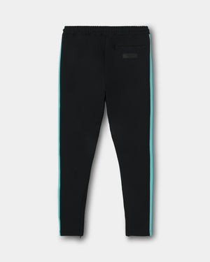 CRONOS BOLD LINE SKINNY PANTS【BLACK×T.BLUE】