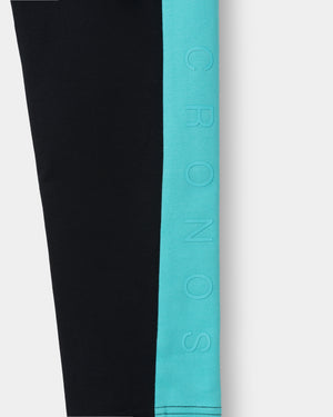 CRONOS BOLD LINE SKINNY PANTS【BLACK×T.BLUE】