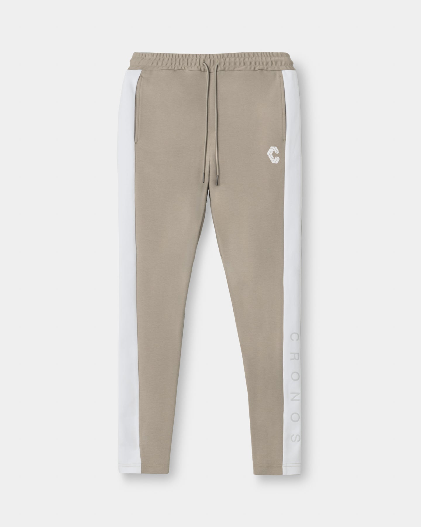 CRONOS BOLD LINE SKINNY PANTS【GREIGE】
