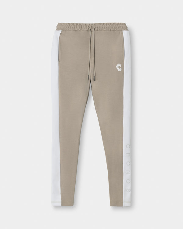 CRONOS BOLD LINE SKINNY PANTS【GREIGE】