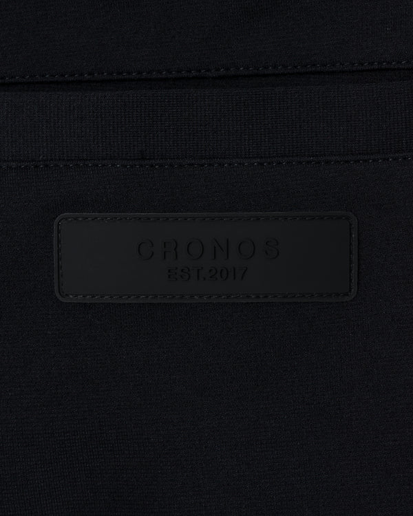 CRONOS HIGH TENSION SCRIPT SKINNY PANTS【BLACK×T.BLUE】