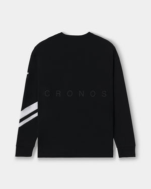 CRONOS VECTOR LINE L/S TEE【BLACK】