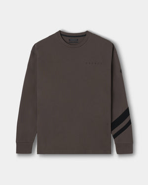 CRONOS VECTOR LINE L/S TEE【BROWN】