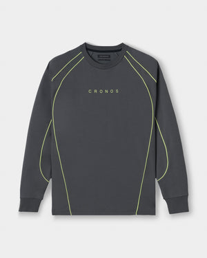 CRONOS ELEMENT L/S TEE【D.GRAY】