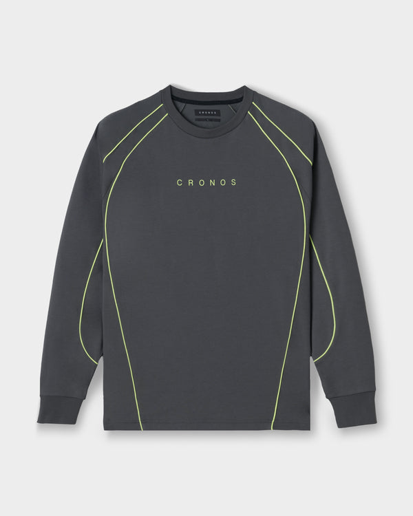 CRONOS ELEMENT L/S TEE【D.GRAY】