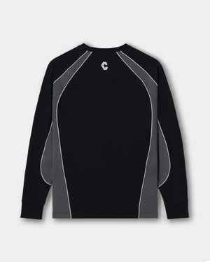 CRONOS ELEMENT L/S TEE【BLACK×GRAY】