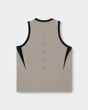 CRONOS KINETIC AIR SLEEVELESS【GREIGE】