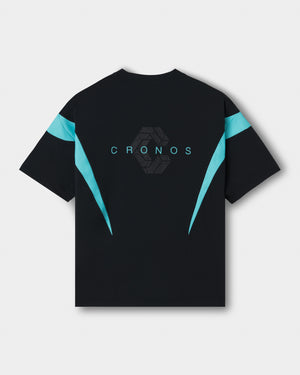 CRONOS CONTOUR S/S TEE【BLACK×T.BLUE】