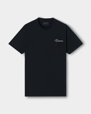CRONOS SCRIPT POCKET S/S TEE【BLACK】