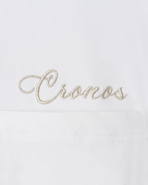 CRONOS SCRIPT POCKET S/S TEE【WHITE】