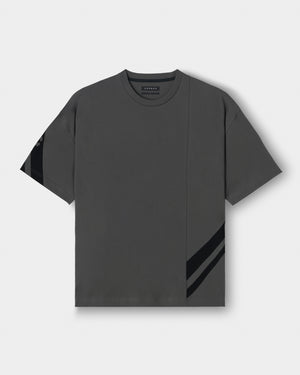 CRONOS VECTOR LINE S/S TEE【D.GRAY】