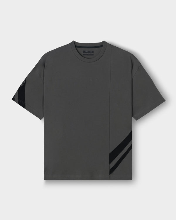 CRONOS VECTOR LINE S/S TEE【D.GRAY】