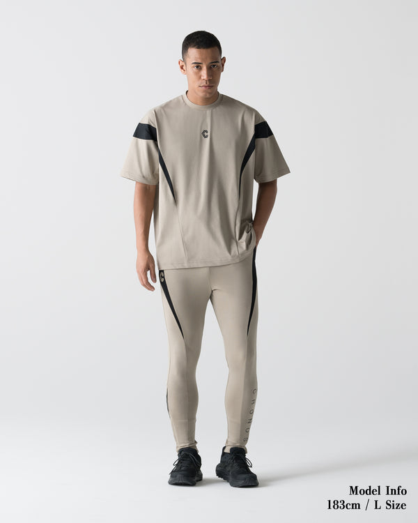 CRONOS CONTOUR S/S TEE【GREIGE】