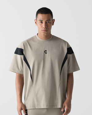 CRONOS CONTOUR S/S TEE【GREIGE】