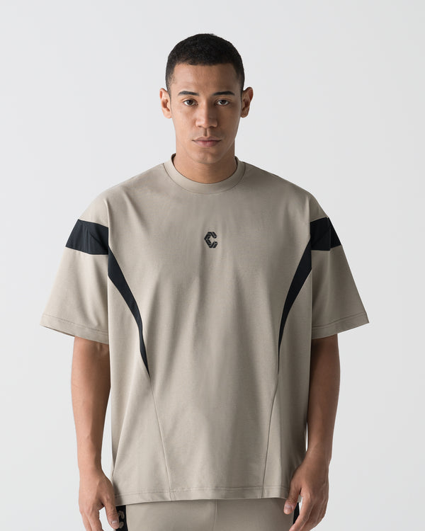 CRONOS CONTOUR S/S TEE【GREIGE】