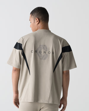 CRONOS CONTOUR S/S TEE【GREIGE】