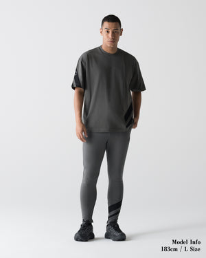 CRONOS VECTOR LINE S/S TEE【D.GRAY】