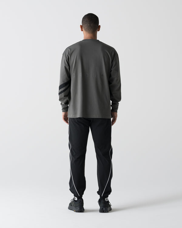 CRONOS VECTOR LINE L/S TEE【D.GRAY】