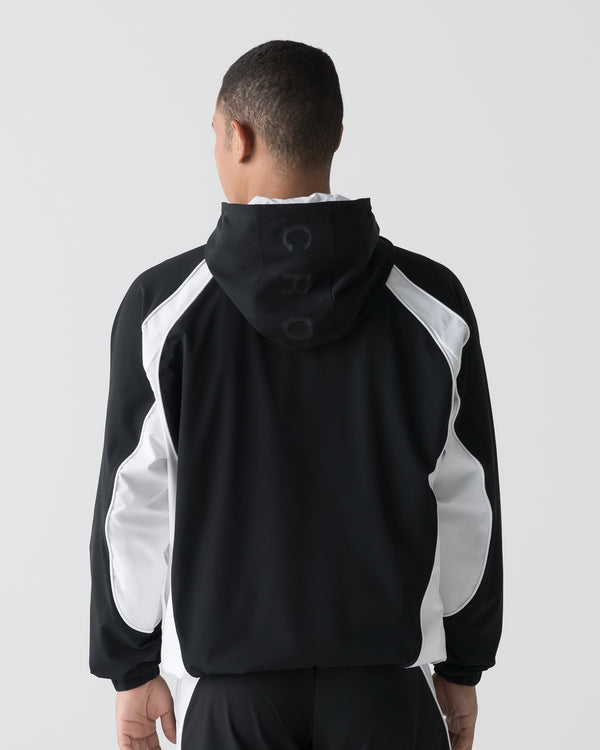 CRONOS FLOW SHELL BLOUSON【BLACK×WHITE】