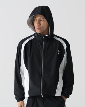 CRONOS FLOW SHELL BLOUSON【BLACK×WHITE】