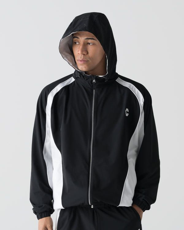 CRONOS FLOW SHELL BLOUSON【BLACK×WHITE】