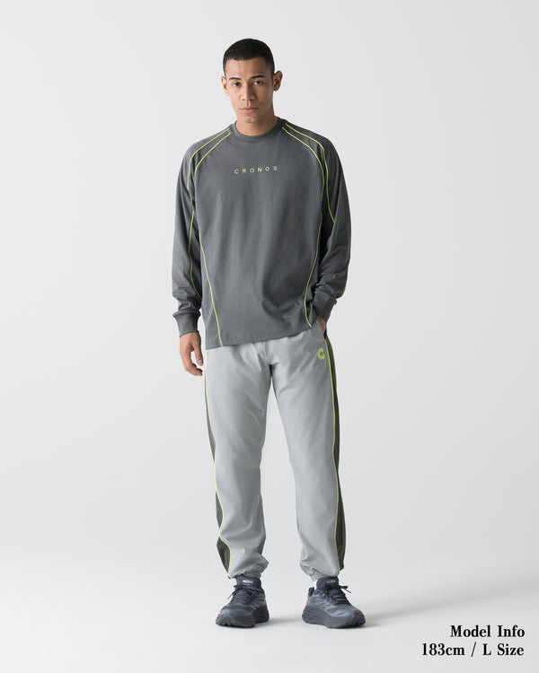 CRONOS ELEMENT L/S TEE【D.GRAY】