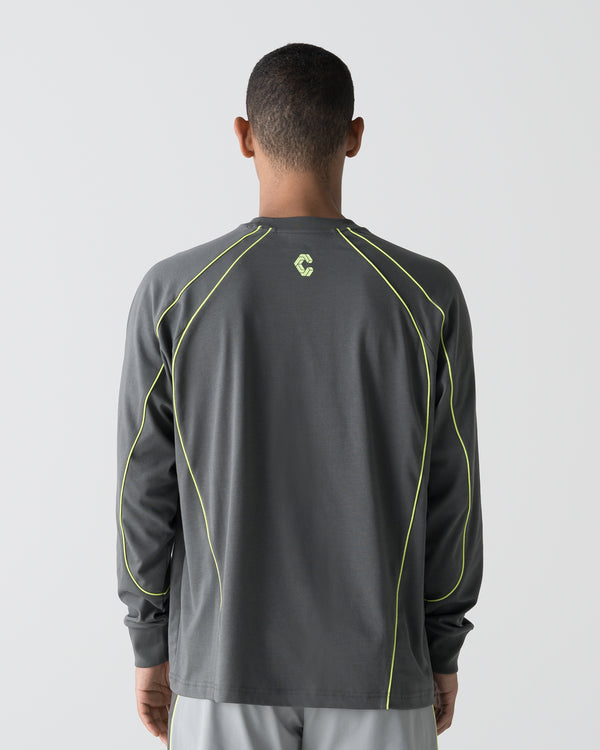 CRONOS ELEMENT L/S TEE【D.GRAY】