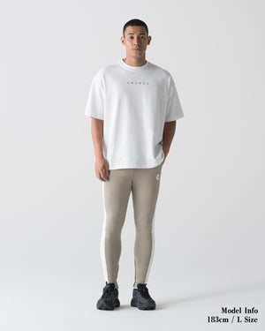 CRONOS BOLD LINE SKINNY PANTS【GREIGE】